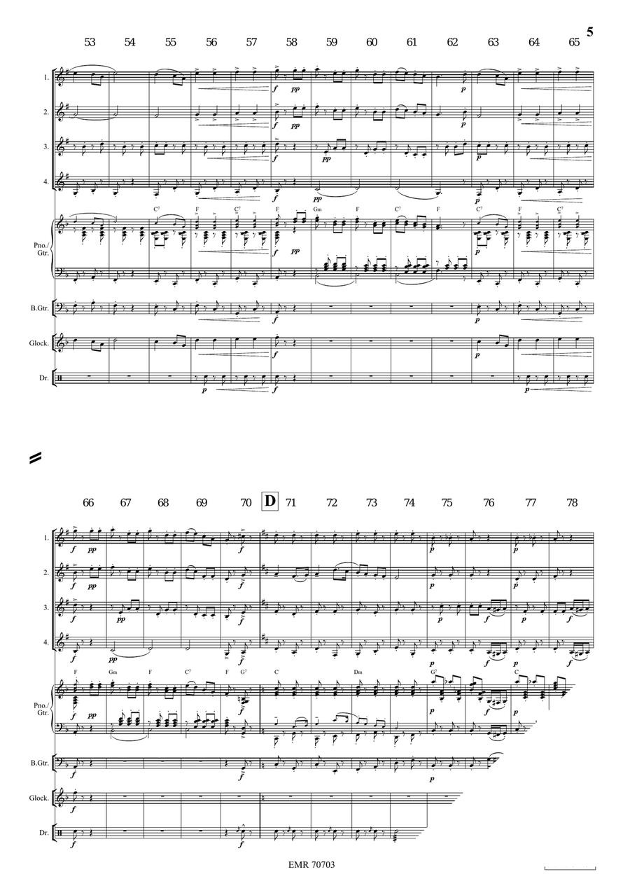 Tik-Tak Polka Tik-Tak Polka Euphonium Quartet scores gallery preview page 5