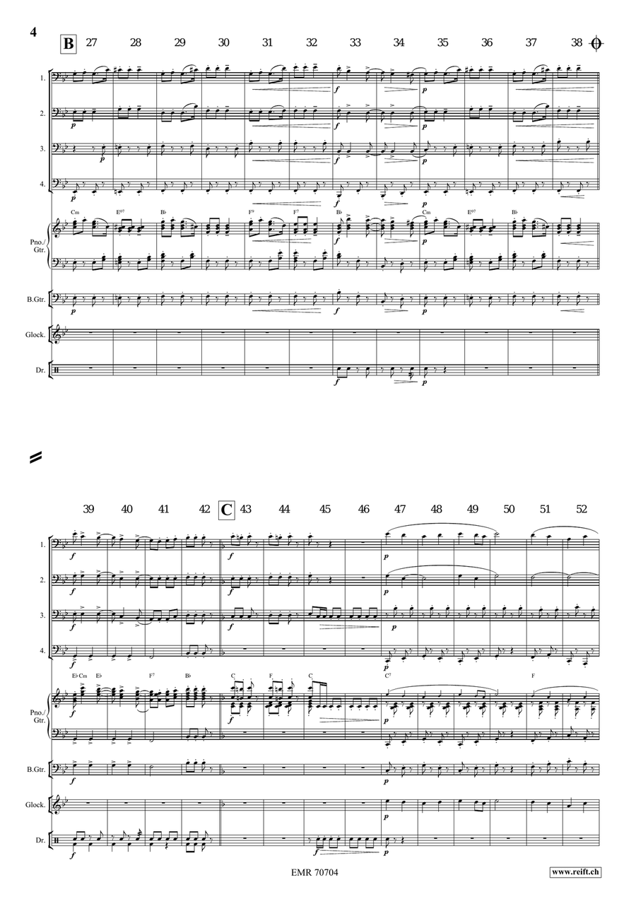 Tik-Tak Polka Tik-Tak Polka Tuba Quartet scores gallery preview page 4