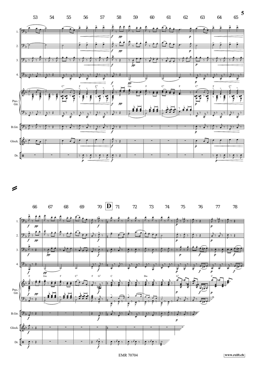 Tik-Tak Polka Tik-Tak Polka Tuba Quartet scores gallery preview page 5
