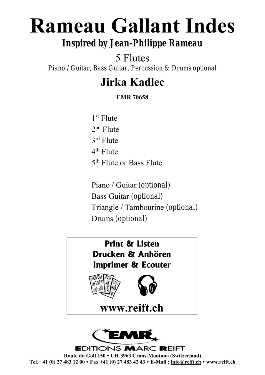 Rameau Gallant Indes Rameau Gallant Indes Flute scores gallery preview page 2