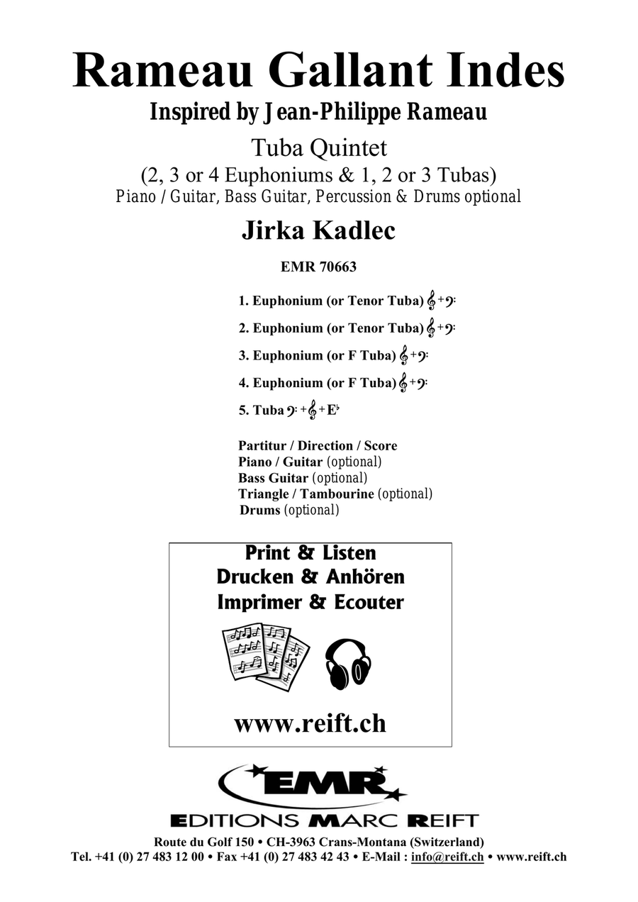 Rameau Gallant Indes Rameau Gallant Indes Tuba scores gallery preview page 2