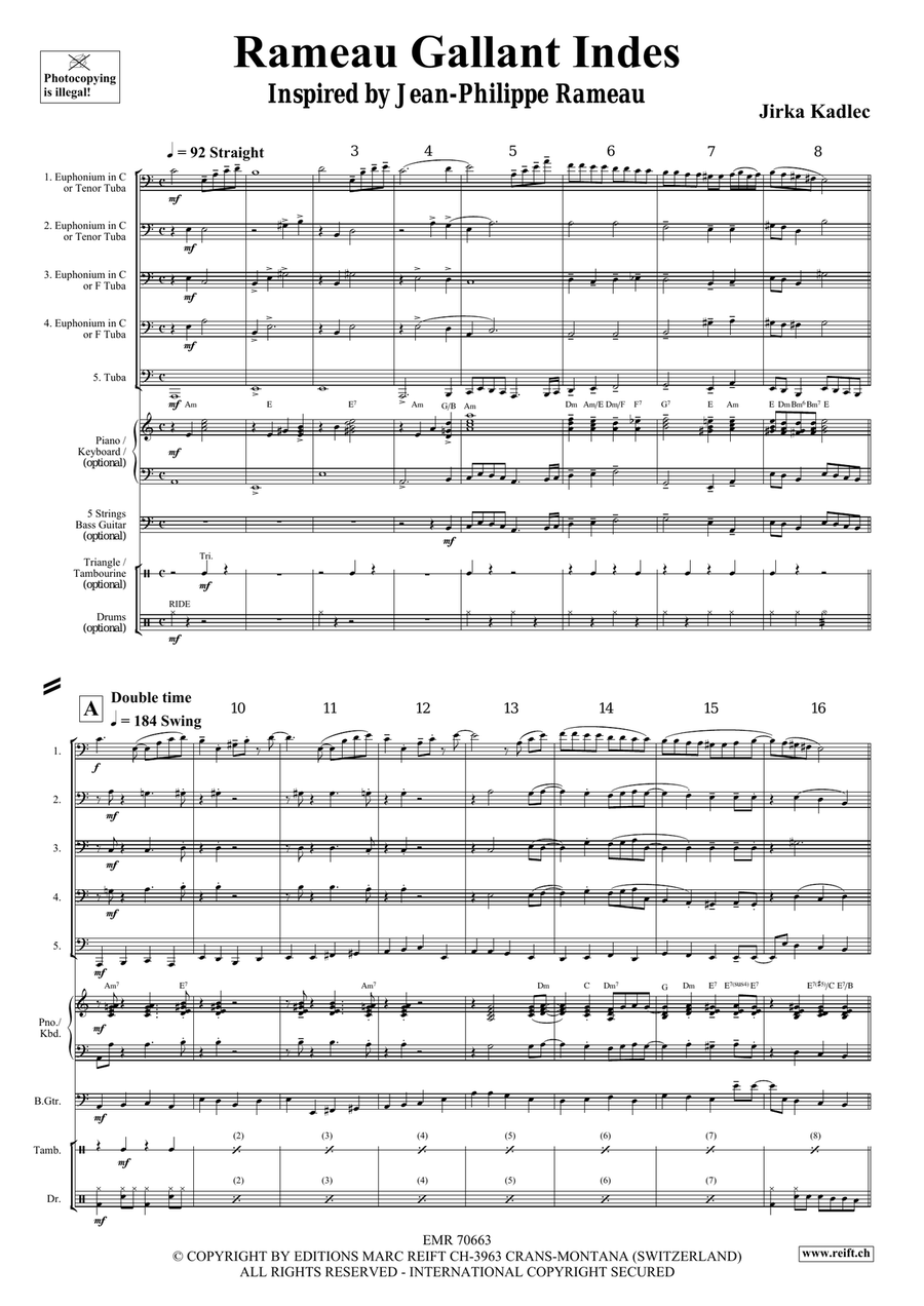 Rameau Gallant Indes Rameau Gallant Indes Tuba scores gallery preview page 4
