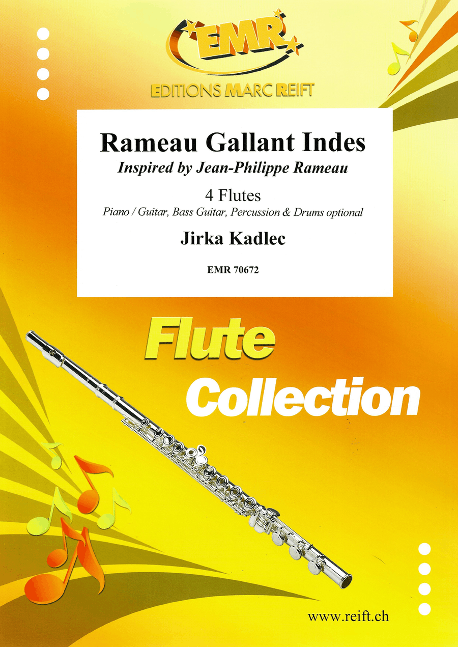Rameau Gallant Indes Rameau Gallant Indes Flute Quartet scores gallery preview page 1