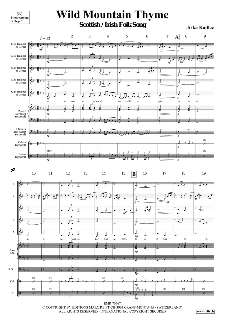 Wild Mountain Thyme Wild Mountain Thyme Cornet scores gallery preview page 4