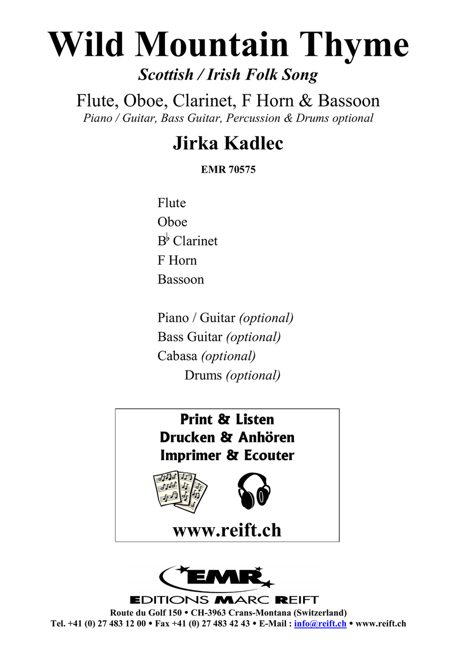 Wild Mountain Thyme Wild Mountain Thyme Woodwind Quintet scores gallery preview page 2