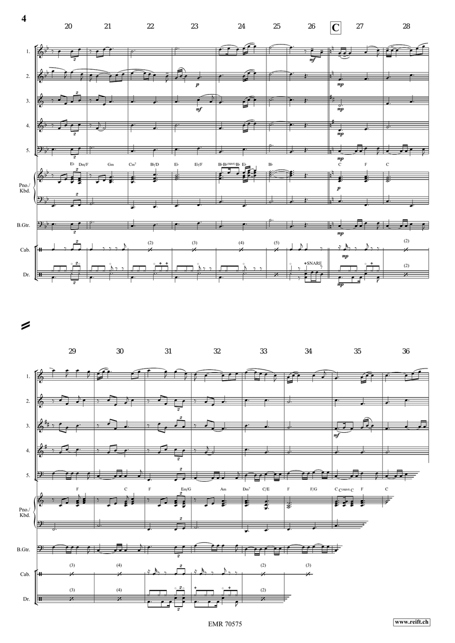 Wild Mountain Thyme Wild Mountain Thyme Woodwind Quintet scores gallery preview page 5