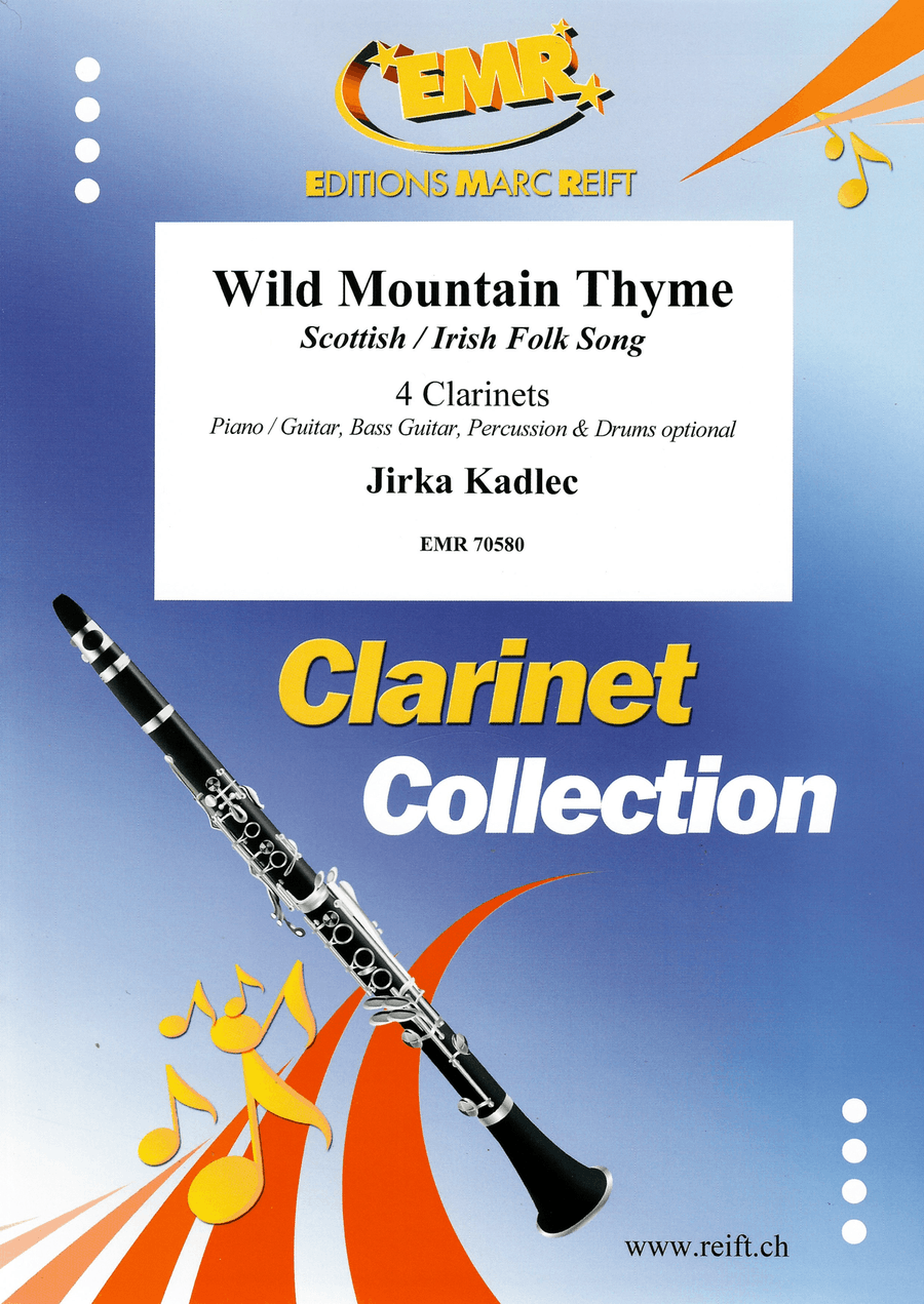 Wild Mountain Thyme Wild Mountain Thyme Clarinet Quartet scores gallery preview page 1