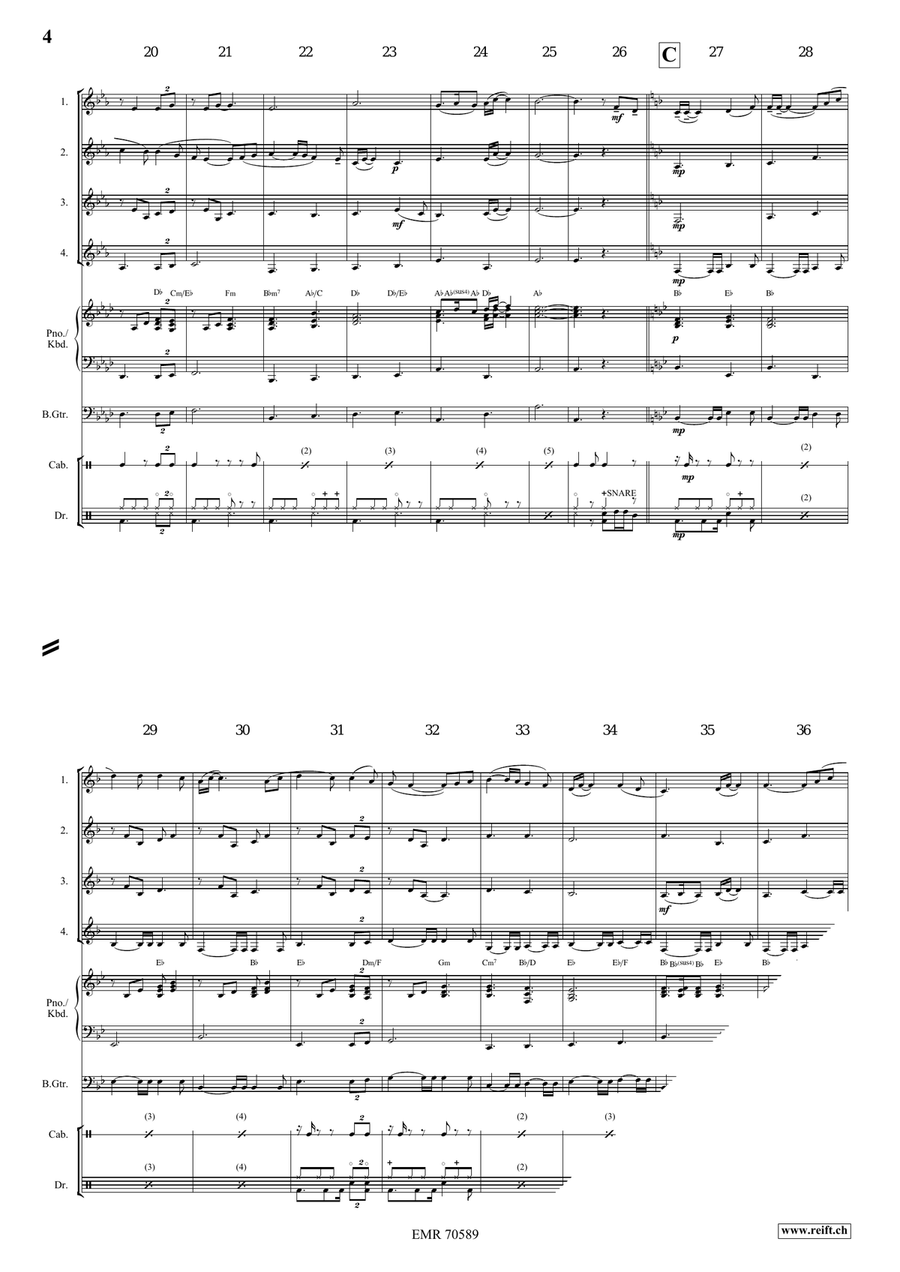 Wild Mountain Thyme Wild Mountain Thyme Horn scores gallery preview page 5