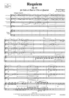 Requiem Clarinet Quartet scores gallery preview page 3