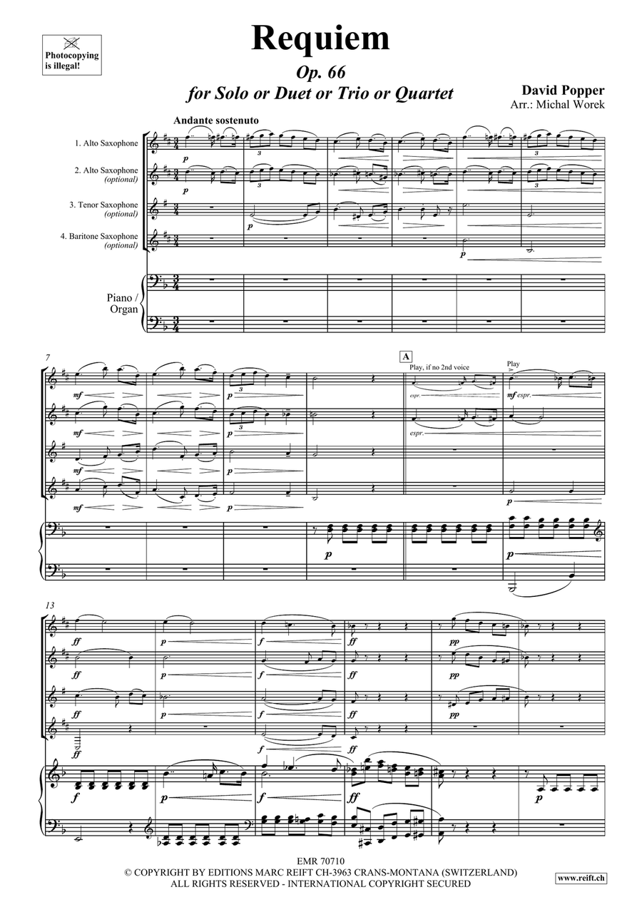 Requiem Requiem Woodwind Trio scores gallery preview page 3