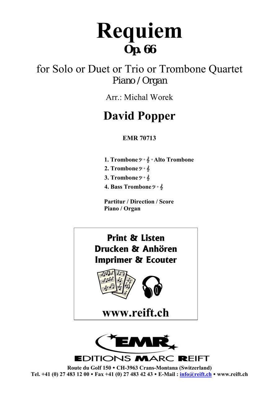 Requiem Requiem Trombone Duet scores gallery preview page 2