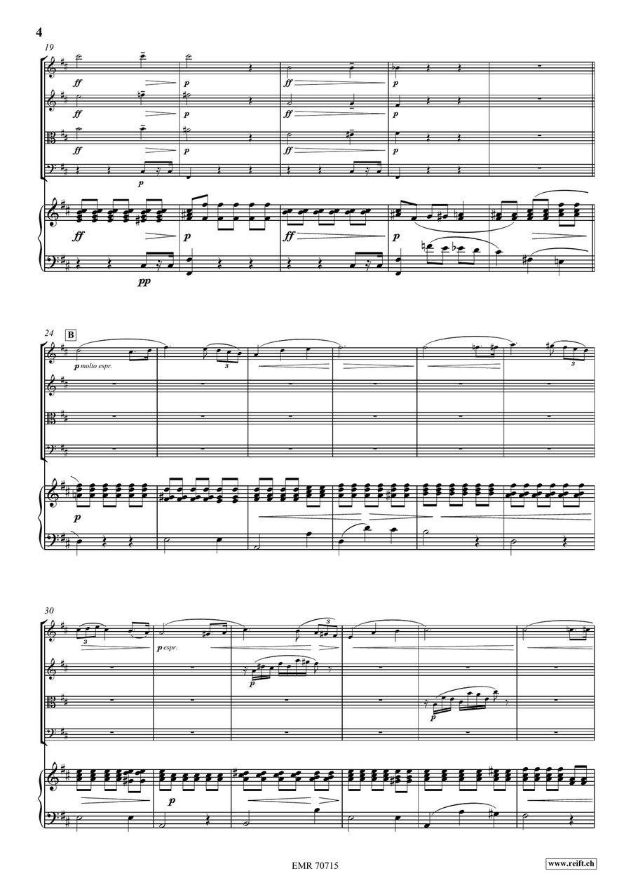 Requiem by David Popper String Orchestra - Sheet Music page 4