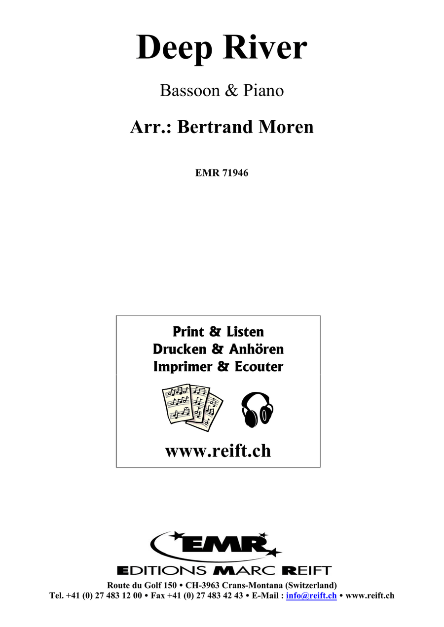 Deep River Deep River Bassoon Solo scores gallery preview page 2