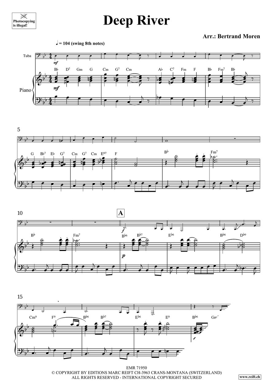 Deep River Deep River Tuba scores gallery preview page 3
