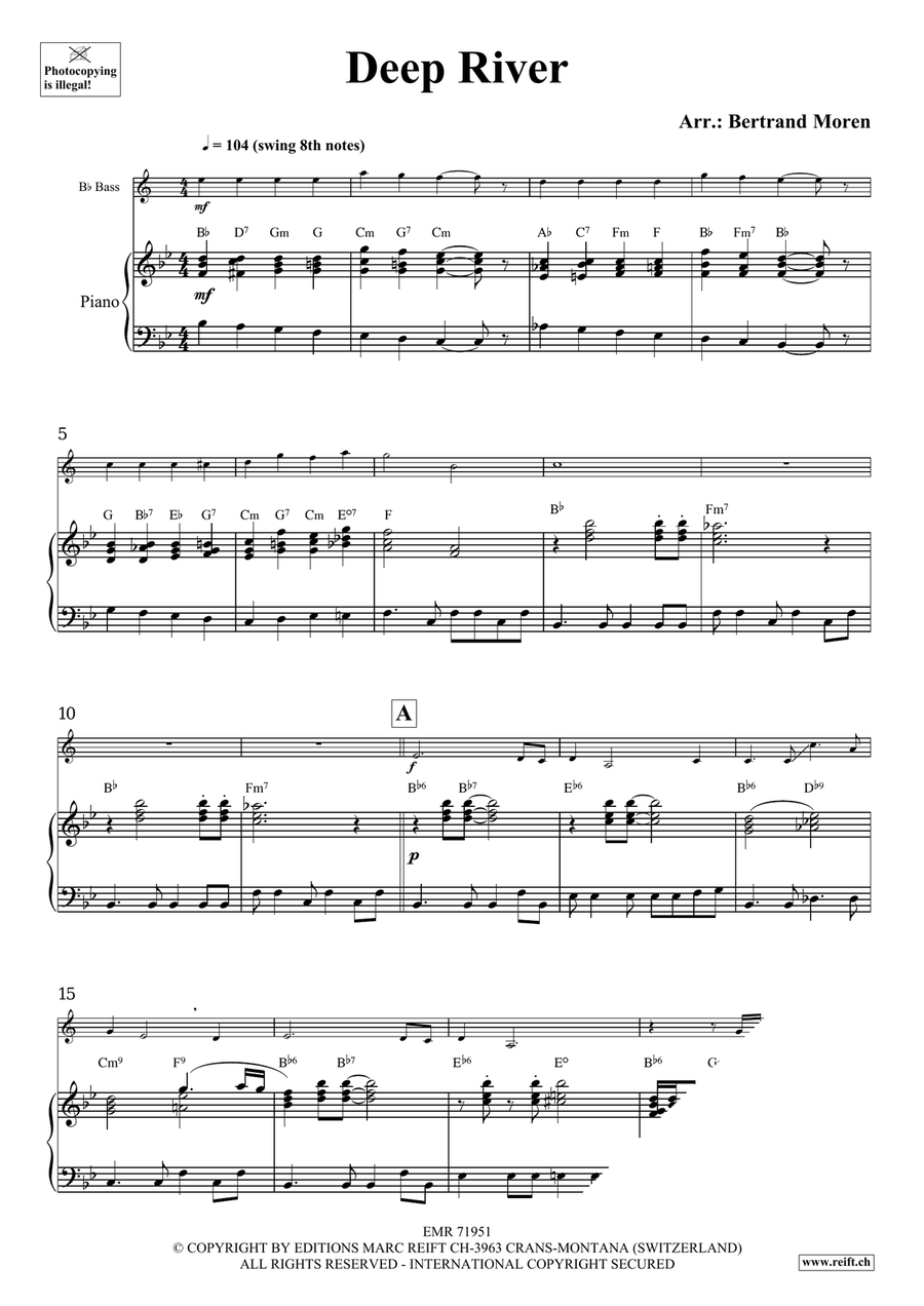 Deep River Deep River Voice Solo scores gallery preview page 3