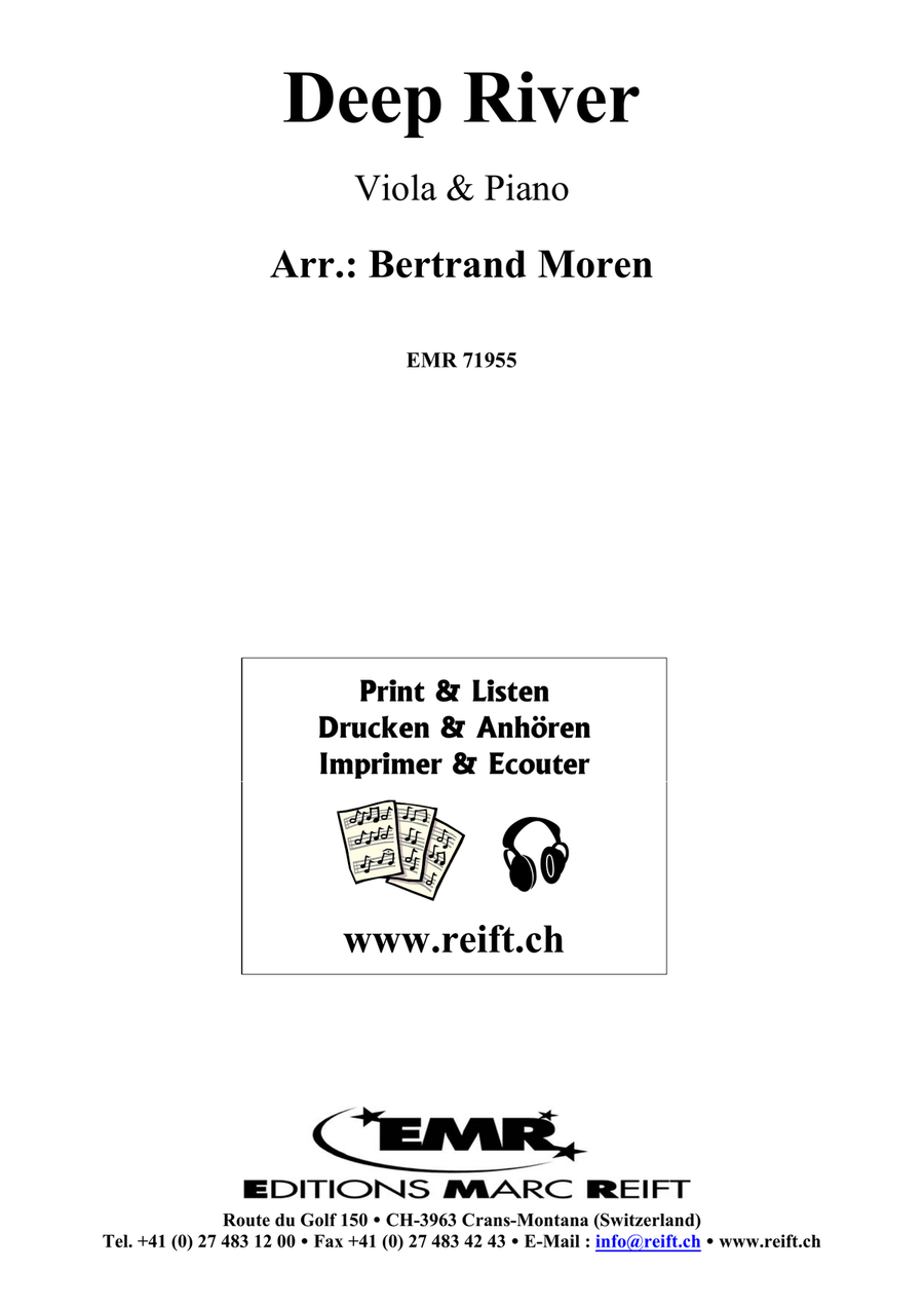 Deep River Deep River Piano Accompaniment scores gallery preview page 2
