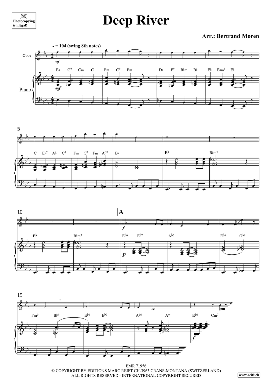 Deep River Deep River Piano Accompaniment scores gallery preview page 3