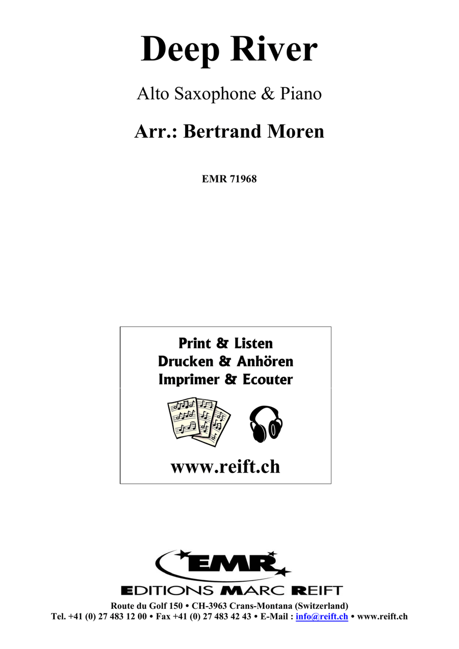 Deep River Deep River Alto Saxophone scores gallery preview page 2
