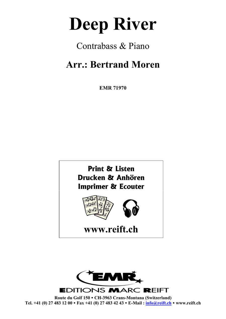Deep River Deep River Double Bass scores gallery preview page 2