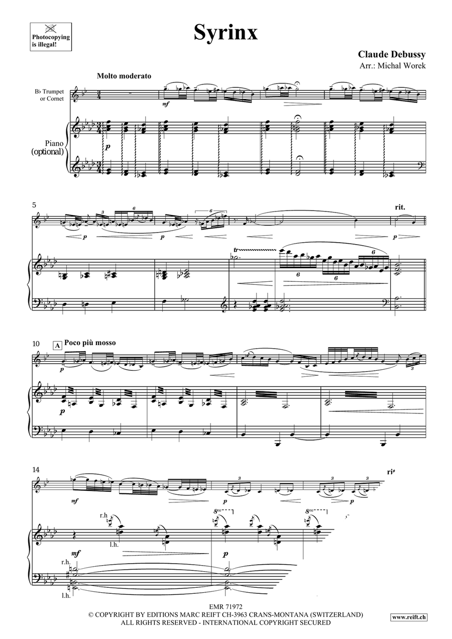 Syrinx Syrinx Cornet scores gallery preview page 3