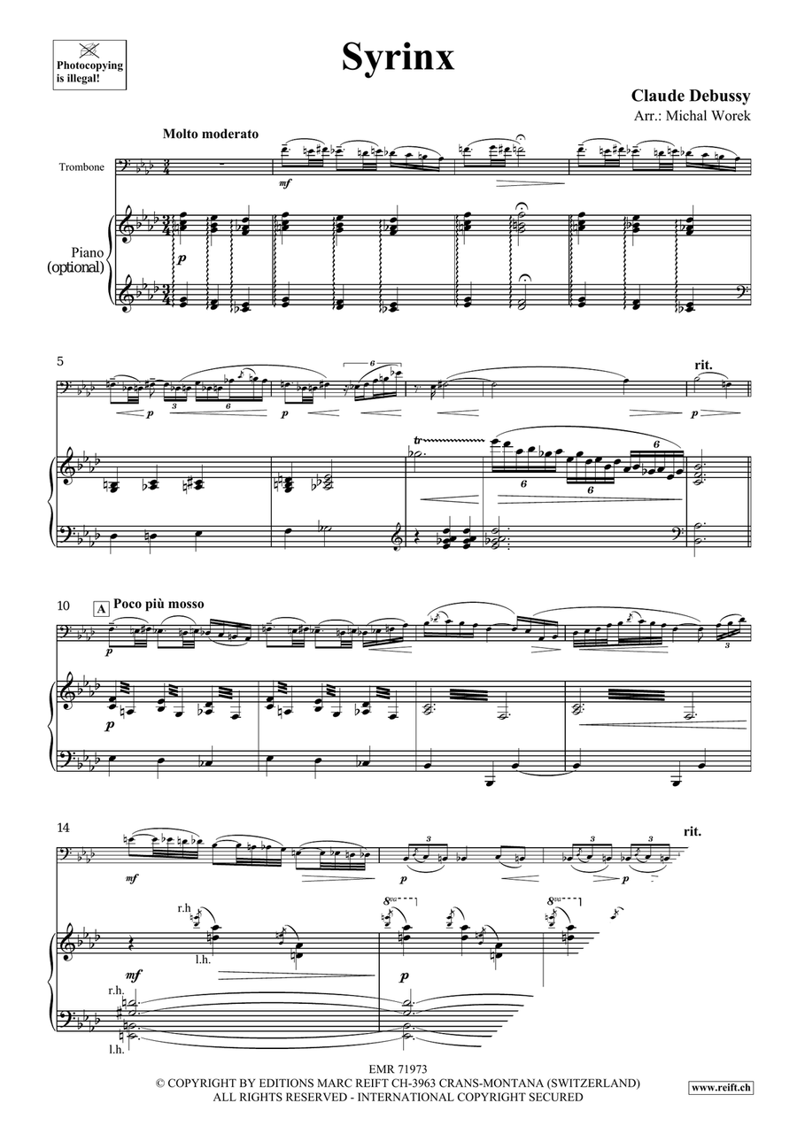 Syrinx Syrinx Piano Accompaniment scores gallery preview page 3