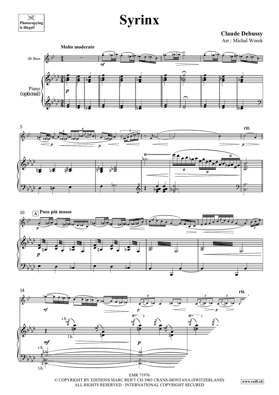 Syrinx Syrinx Bass Voice scores gallery preview page 3