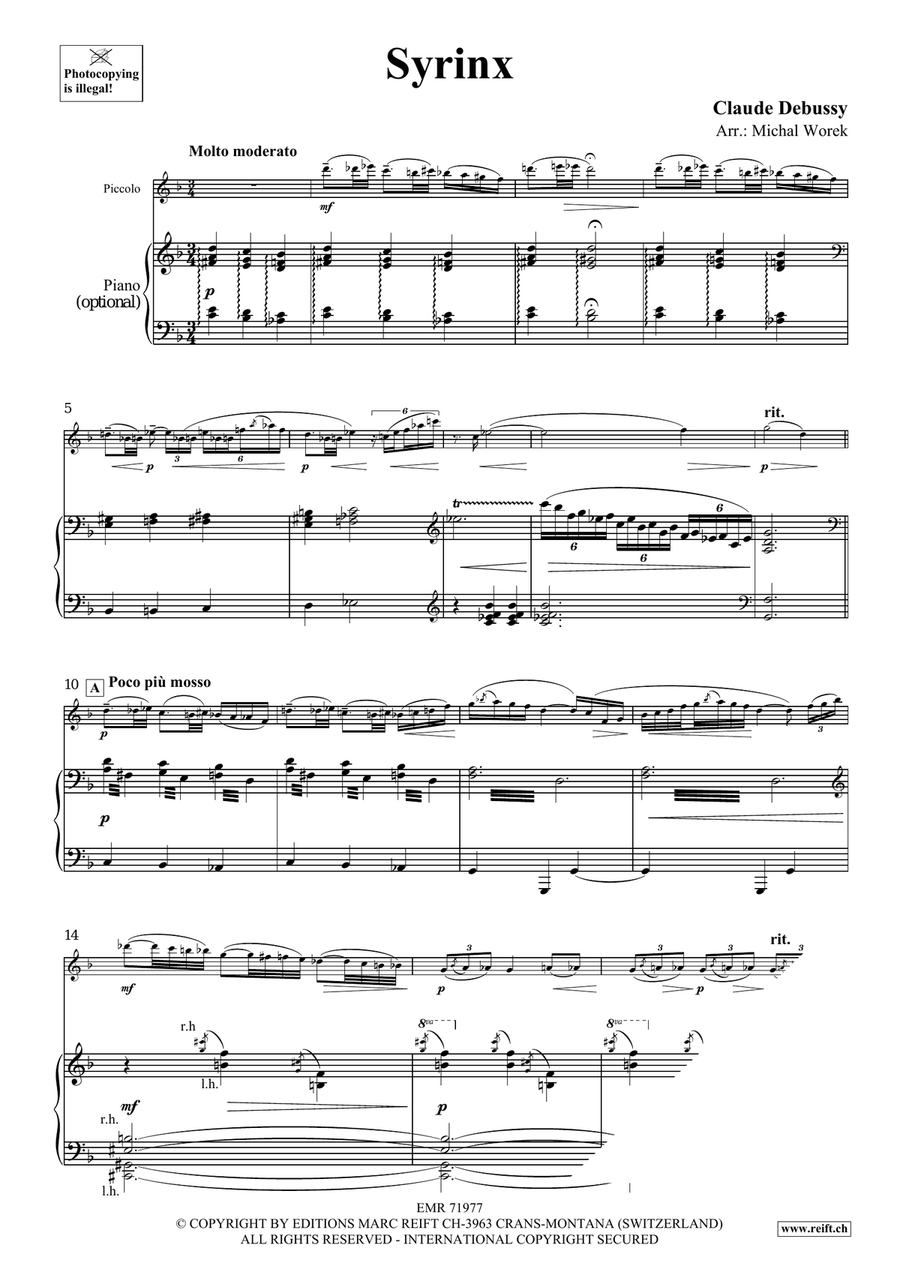 Syrinx Syrinx Piccolo scores gallery preview page 3