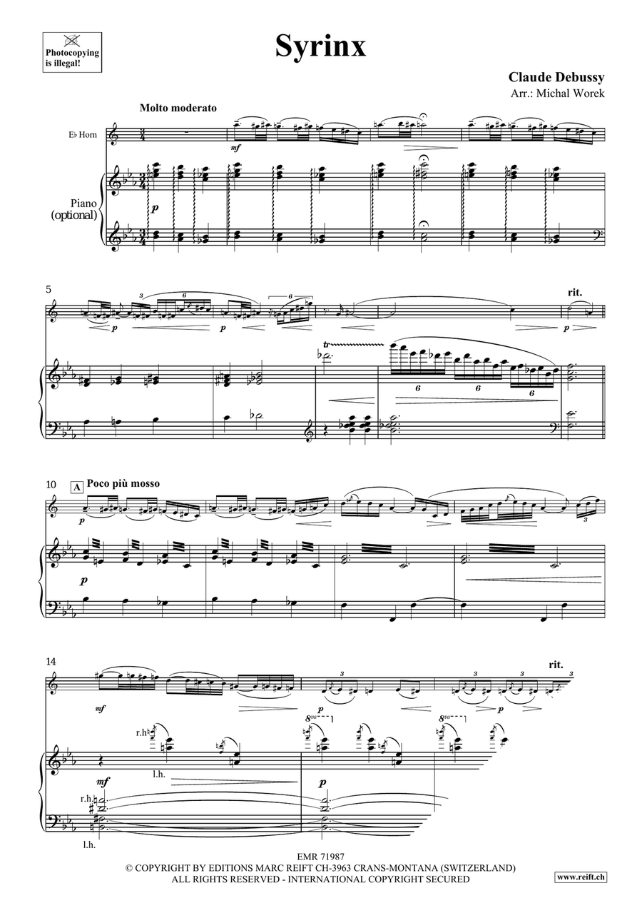 Syrinx Syrinx Piano Accompaniment scores gallery preview page 3