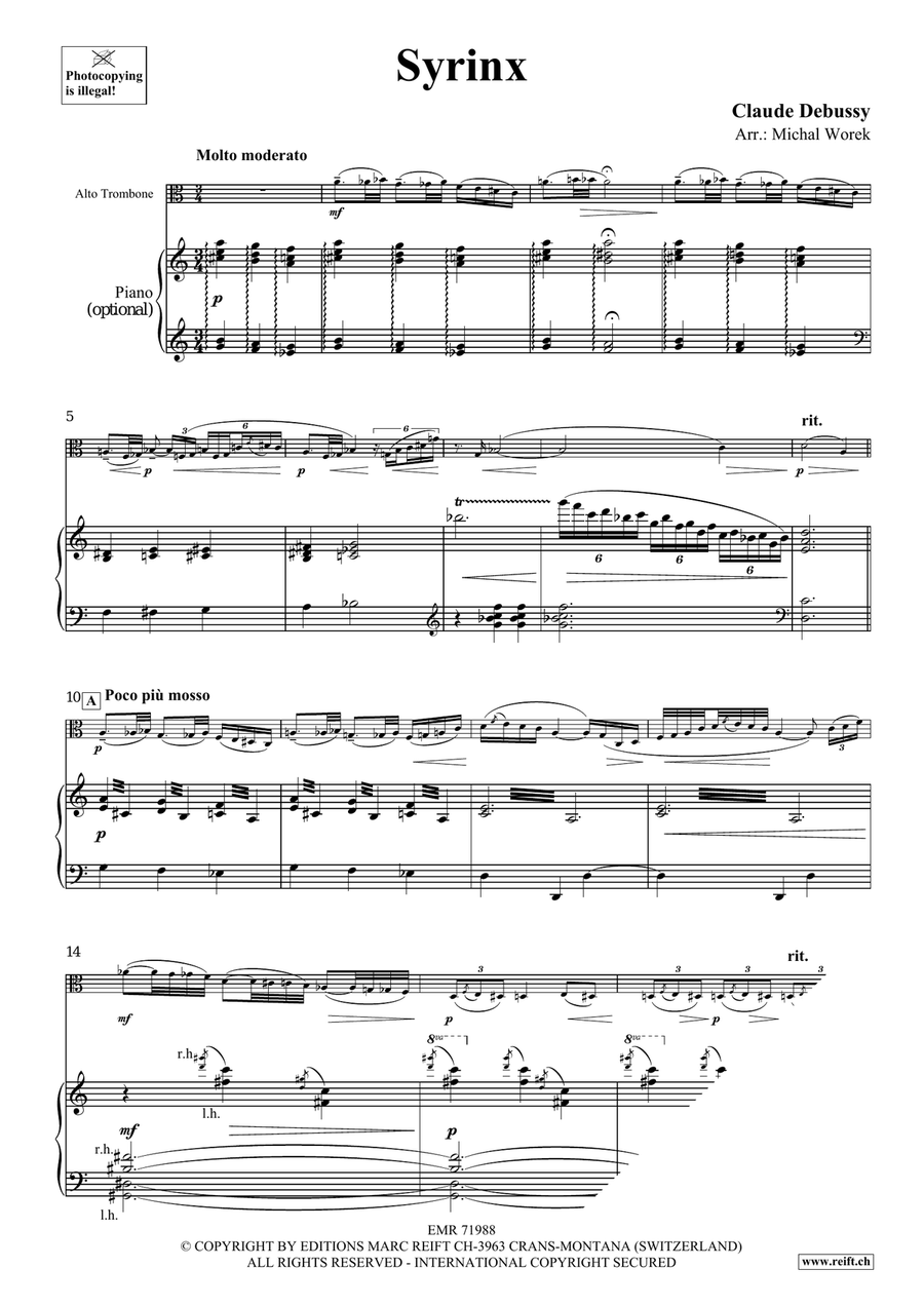 Syrinx Syrinx Piano Accompaniment scores gallery preview page 3