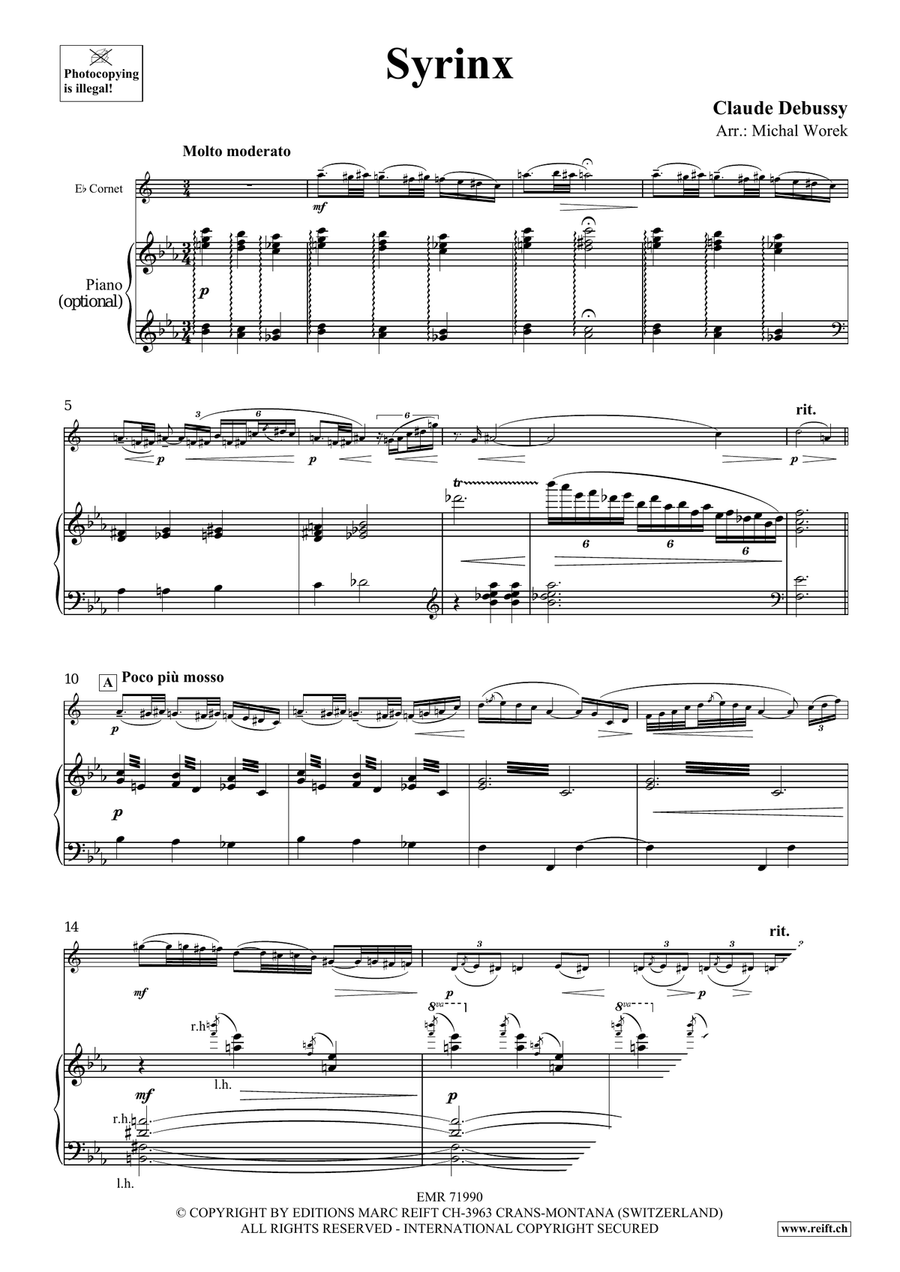 Syrinx Syrinx Cornet scores gallery preview page 3