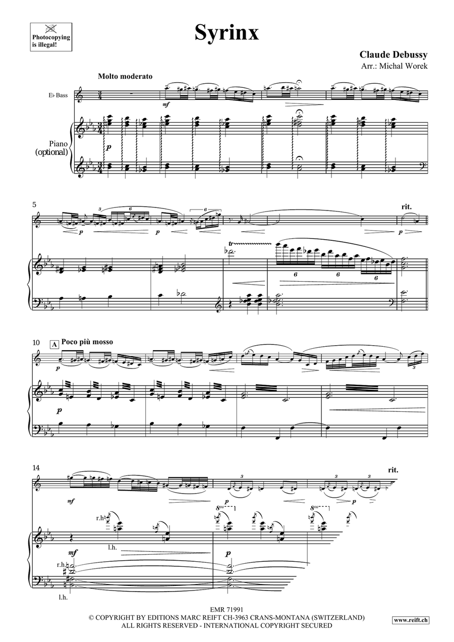 Syrinx Syrinx Bass Voice scores gallery preview page 3
