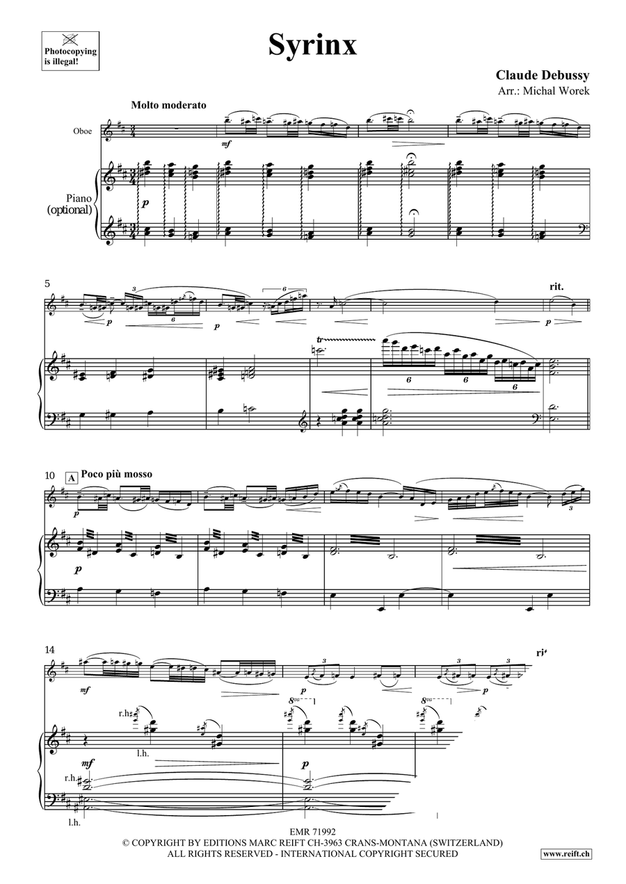 Syrinx Syrinx Piano Accompaniment scores gallery preview page 3