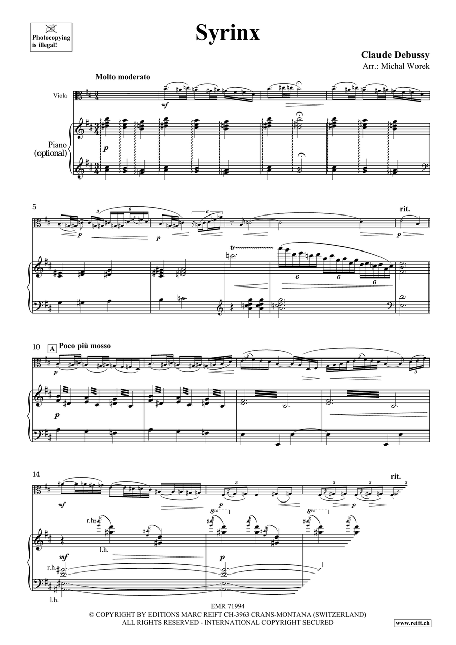 Syrinx Syrinx Piano Accompaniment scores gallery preview page 3
