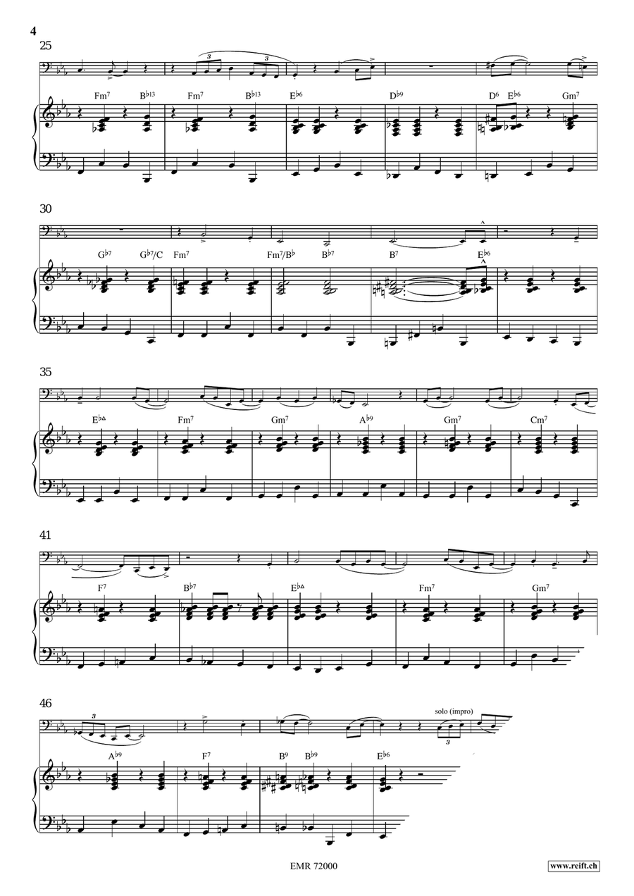Nobody Knows The Trouble I've Seen Tuba scores gallery preview page 6