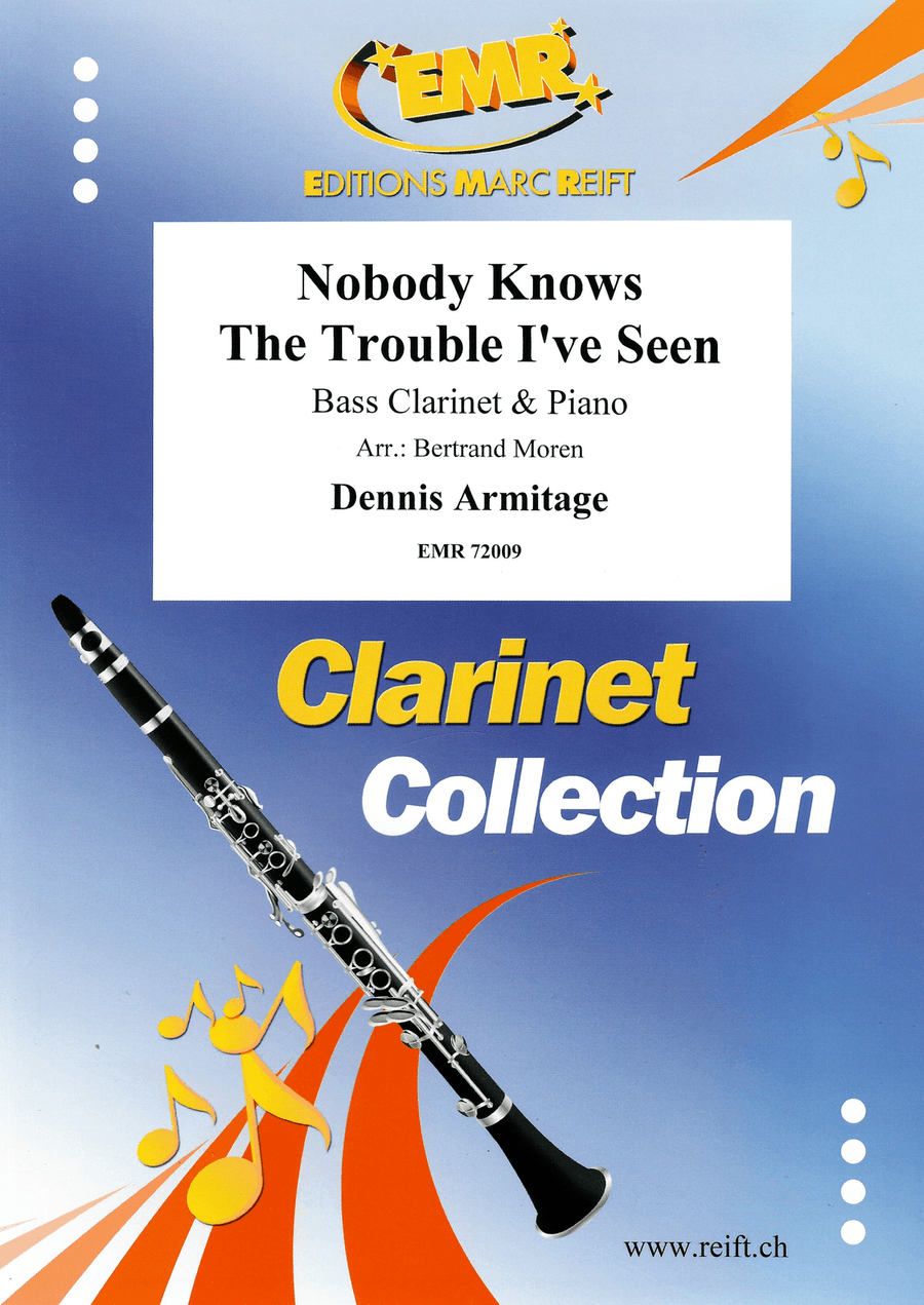 Nobody Knows The Trouble I've Seen Bass Clarinet scores gallery preview page 1