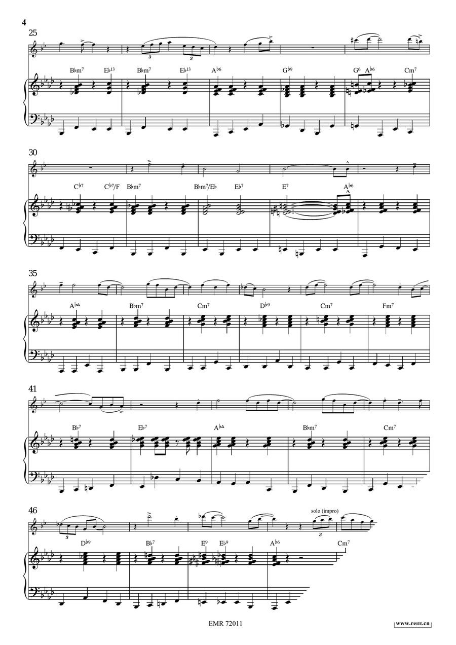Nobody Knows The Trouble I've Seen Tenor Saxophone scores gallery preview page 6