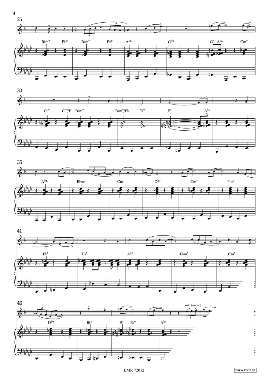 Nobody Knows The Trouble I've Seen Baritone Saxophone scores gallery preview page 6