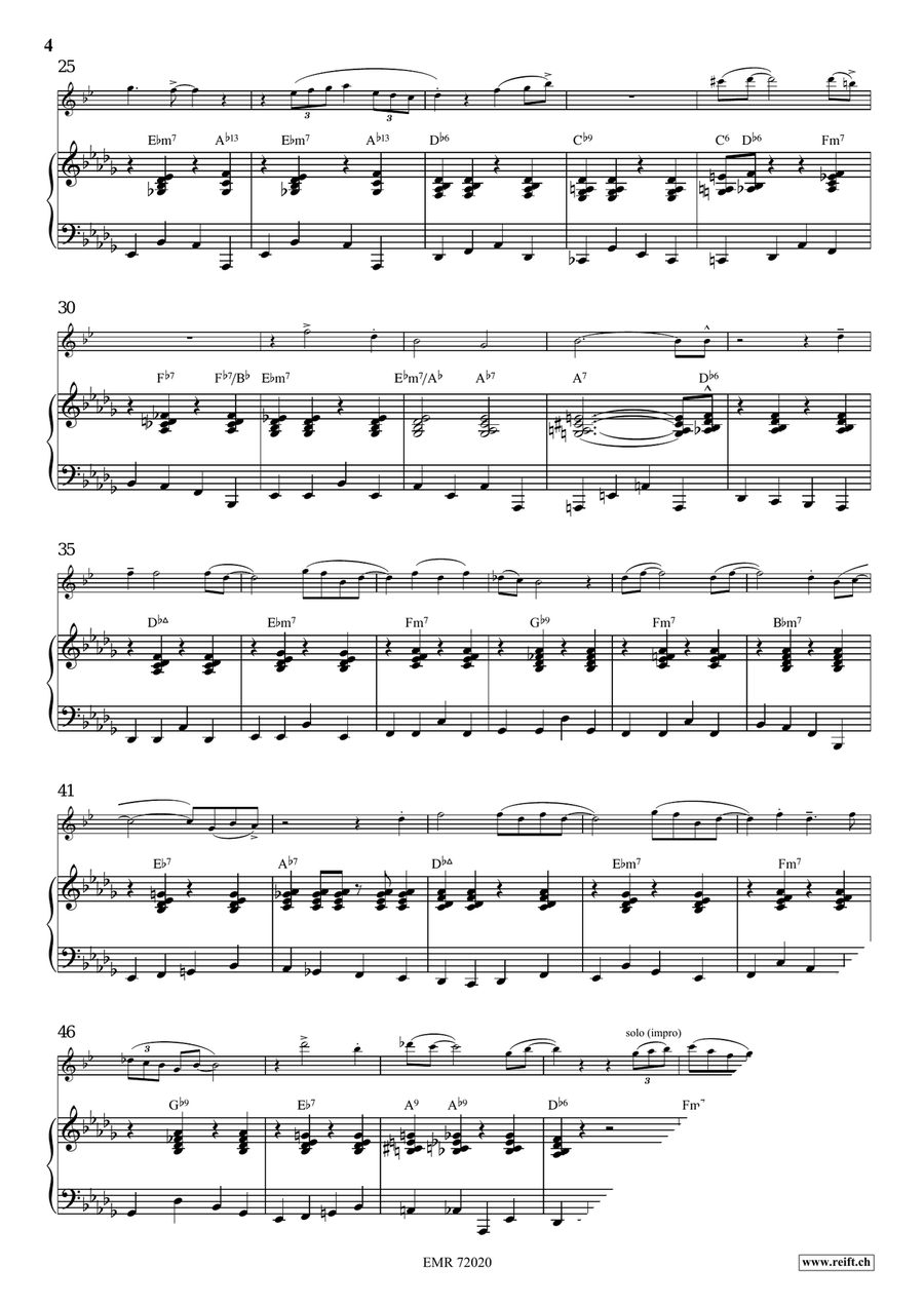 Nobody Knows The Trouble I've Seen Alto Saxophone scores gallery preview page 6