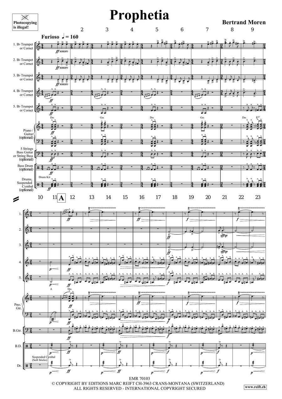 Prophetia Prophetia Cornet scores gallery preview page 4