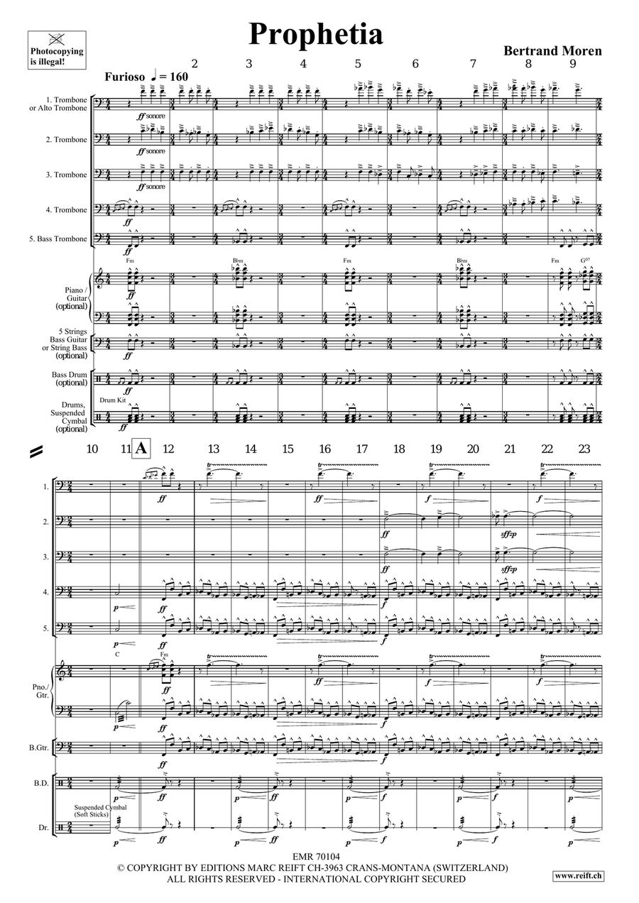 Prophetia Prophetia Trombone scores gallery preview page 4