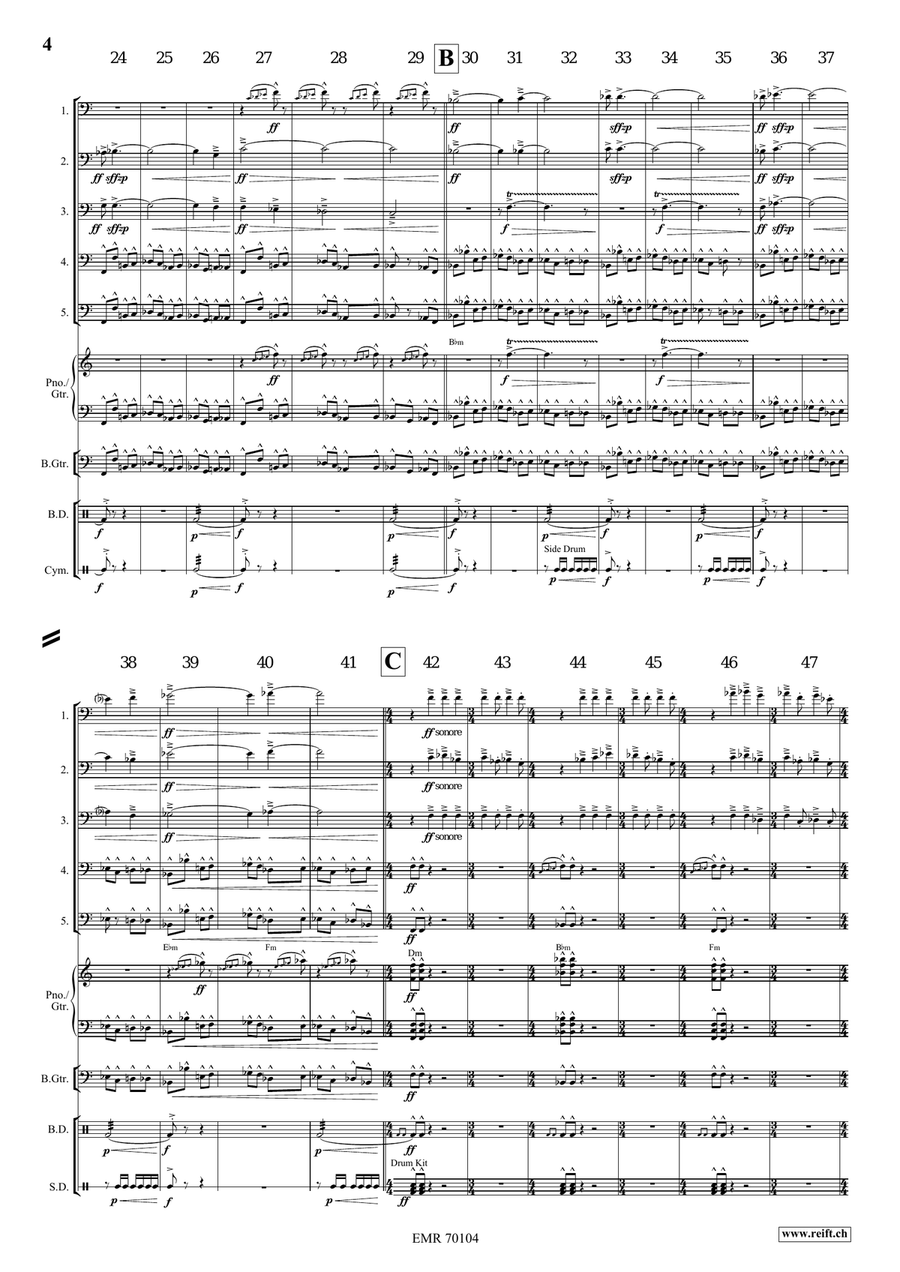 Prophetia Prophetia Trombone scores gallery preview page 5