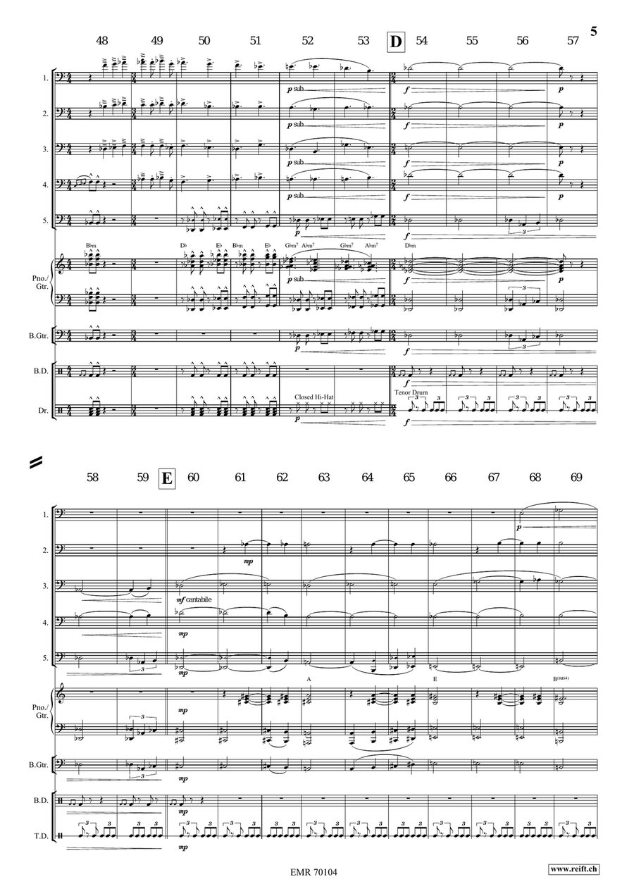 Prophetia Prophetia Trombone scores gallery preview page 6