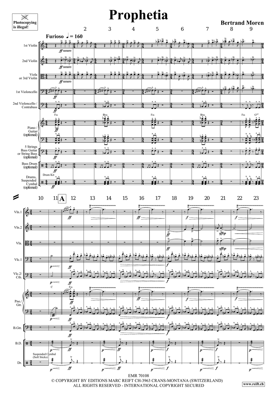Prophetia Prophetia String Orchestra scores gallery preview page 4