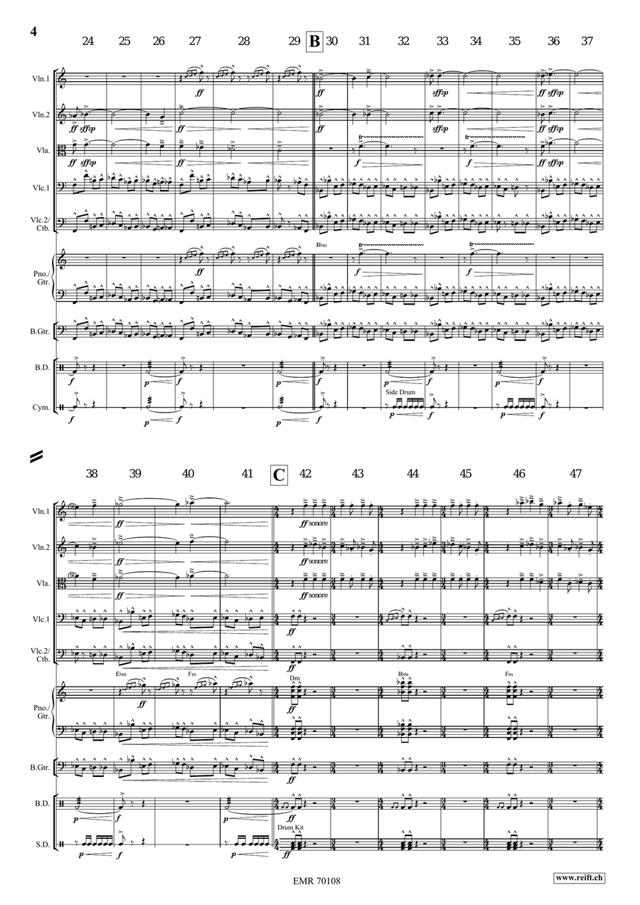Prophetia Prophetia String Orchestra scores gallery preview page 5