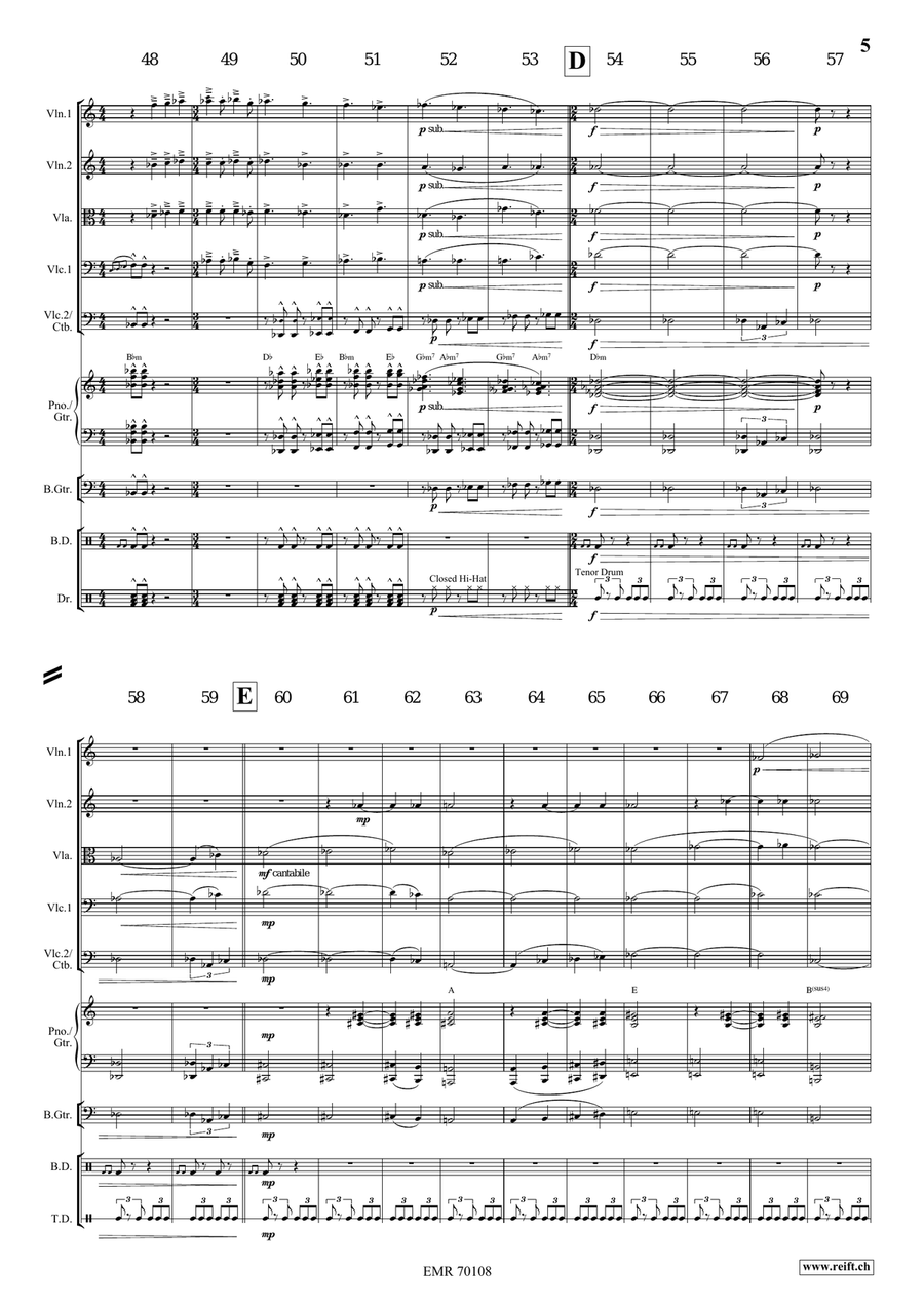 Prophetia Prophetia String Orchestra scores gallery preview page 6