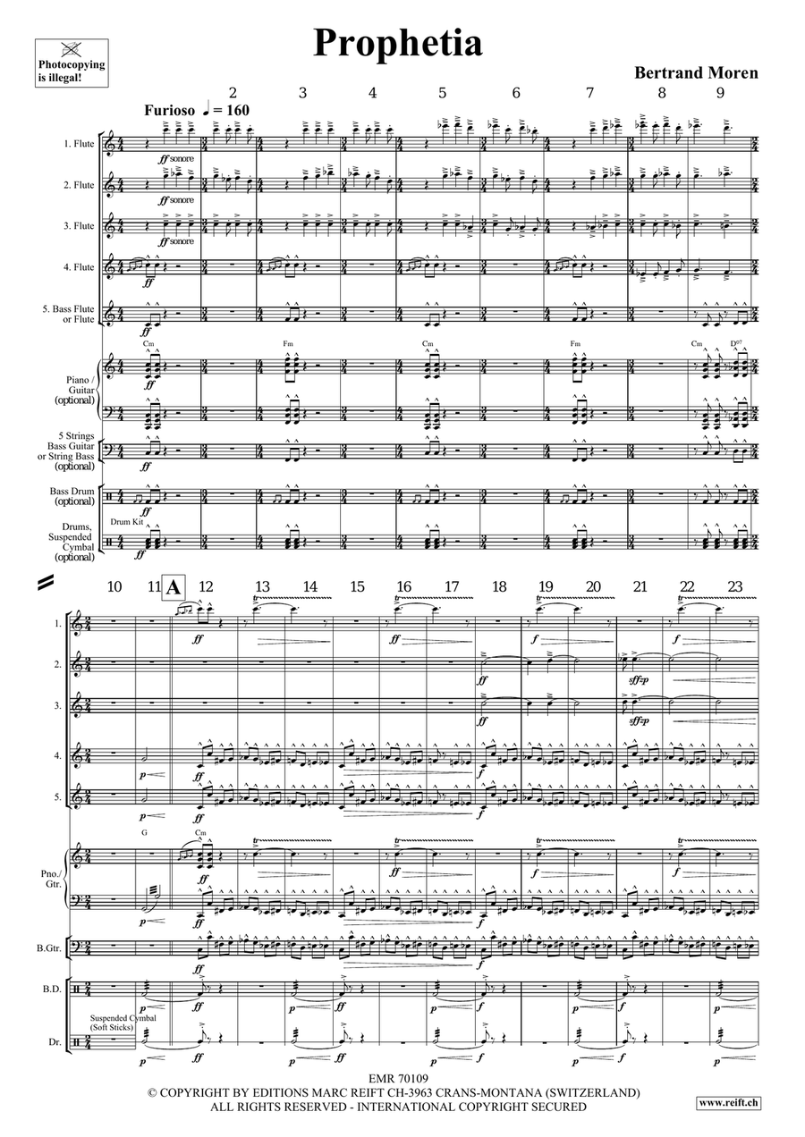 Prophetia Prophetia Flute scores gallery preview page 4