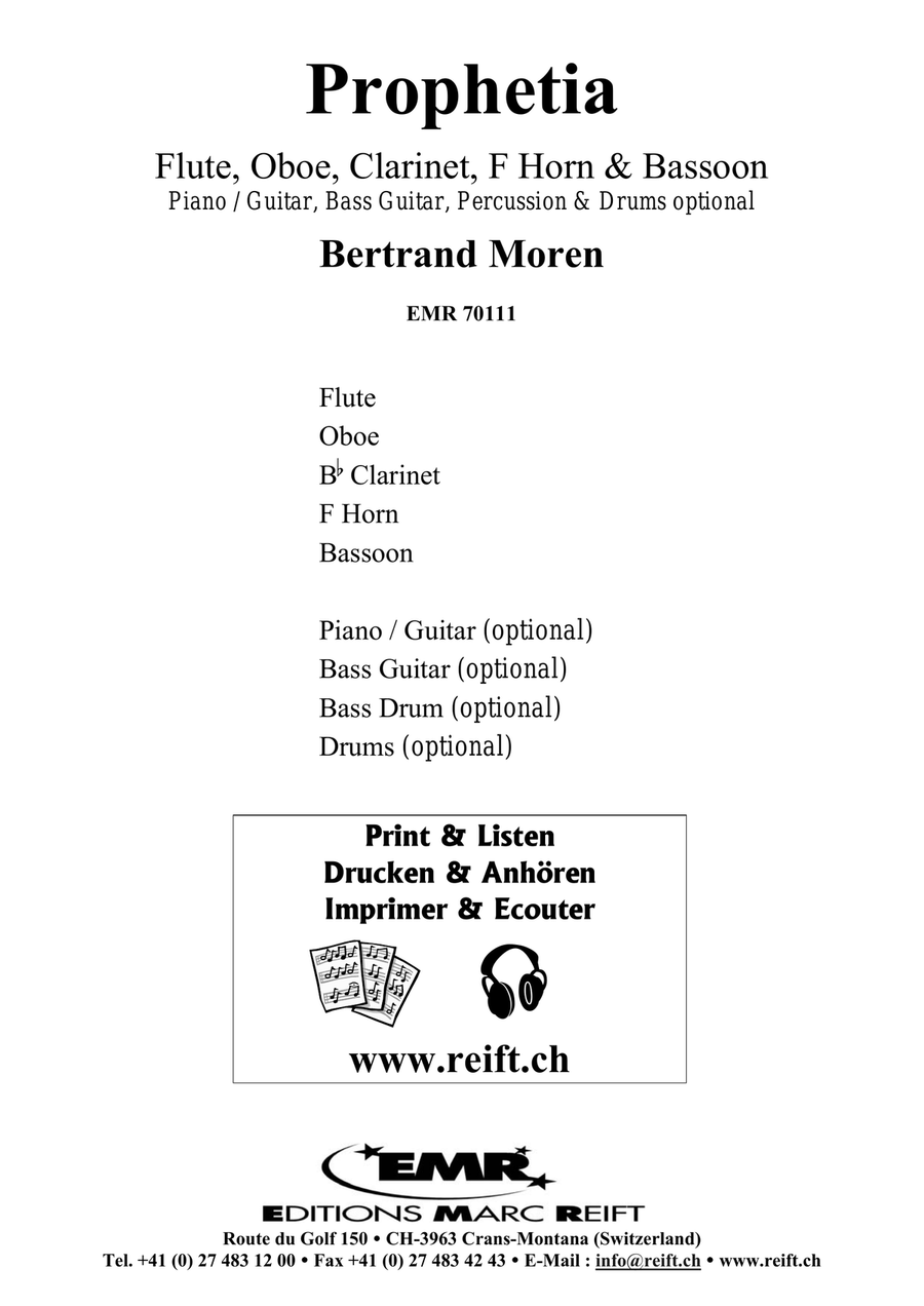 Prophetia Prophetia Woodwind Quintet scores gallery preview page 2
