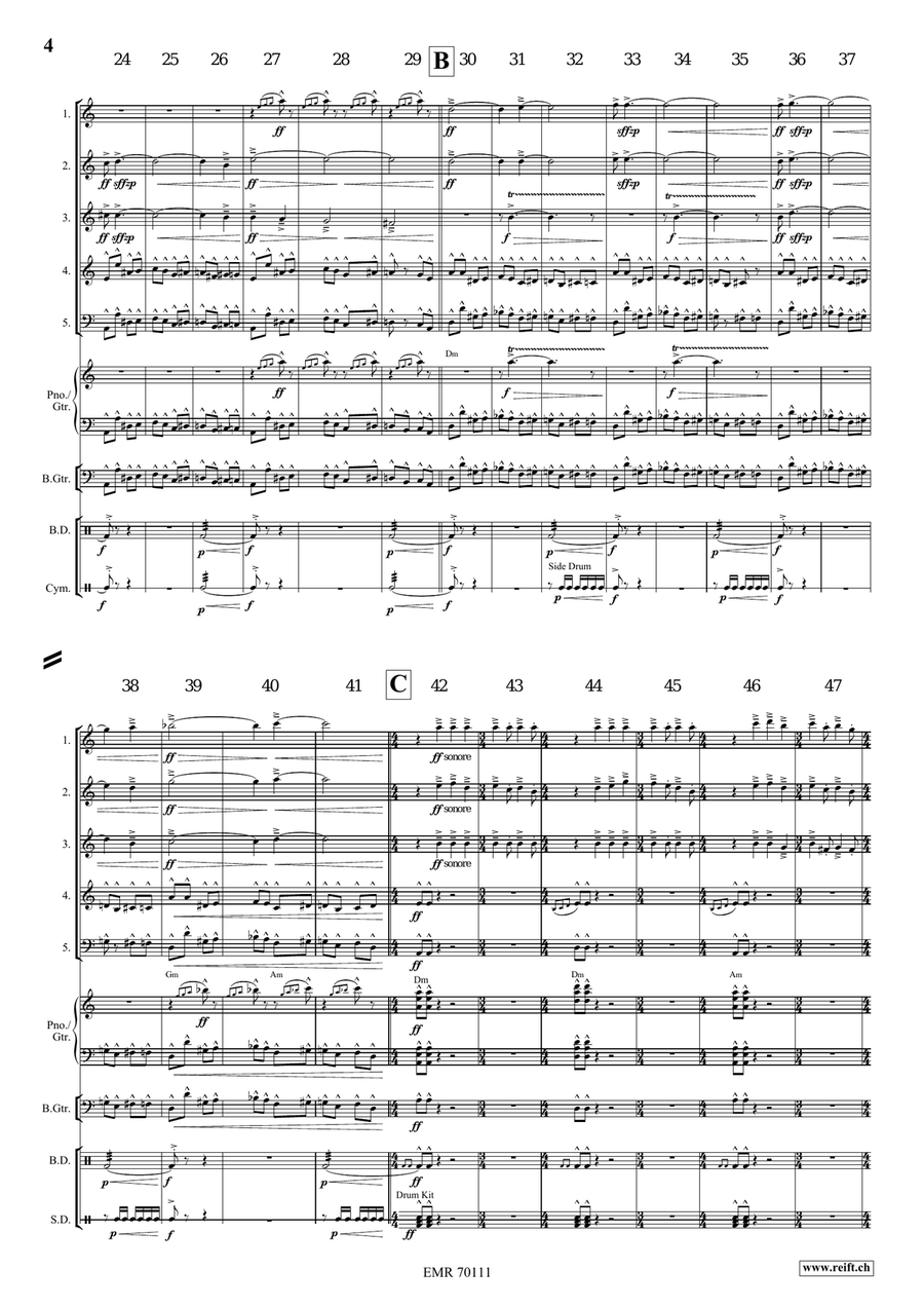 Prophetia Prophetia Woodwind Quintet scores gallery preview page 5