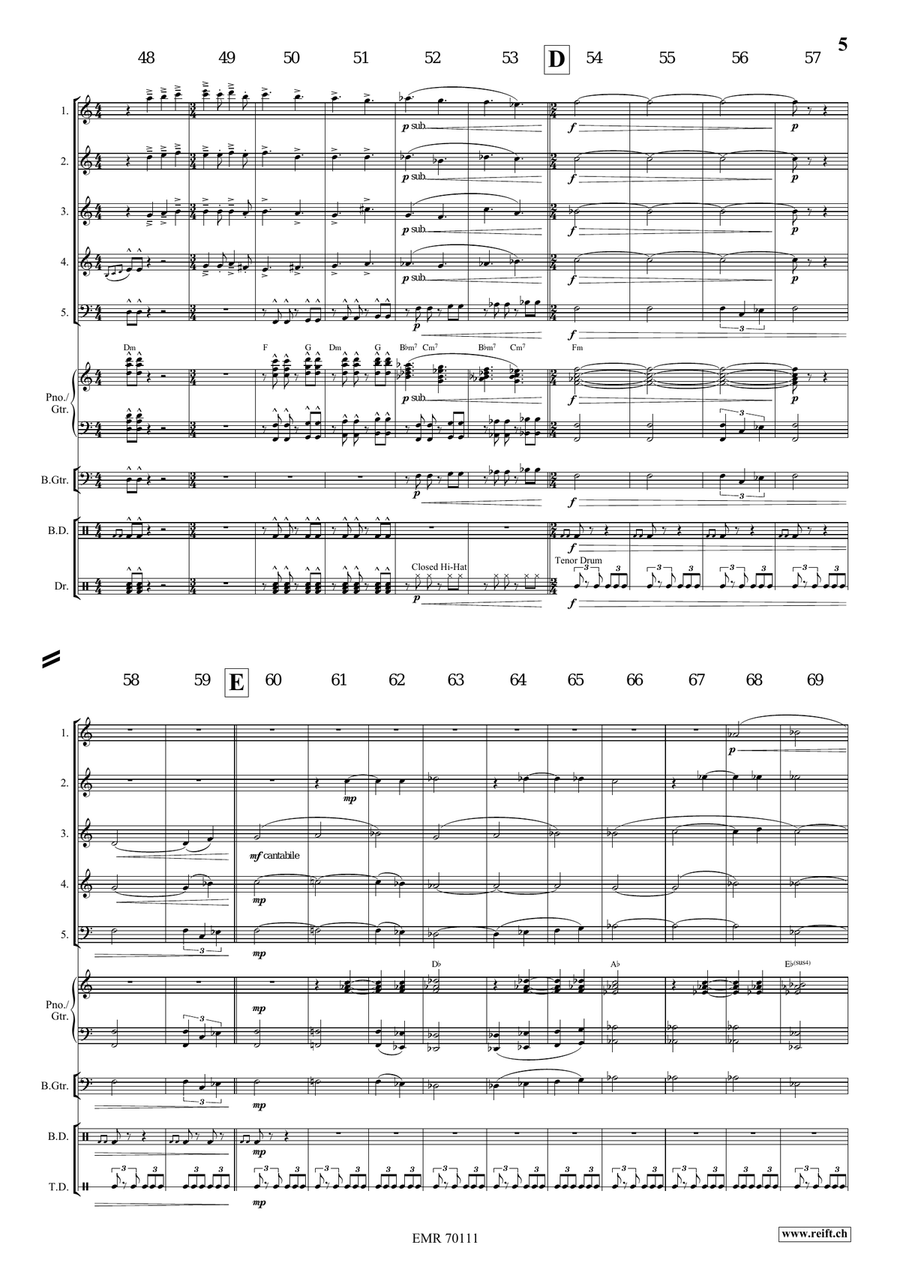 Prophetia Prophetia Woodwind Quintet scores gallery preview page 6