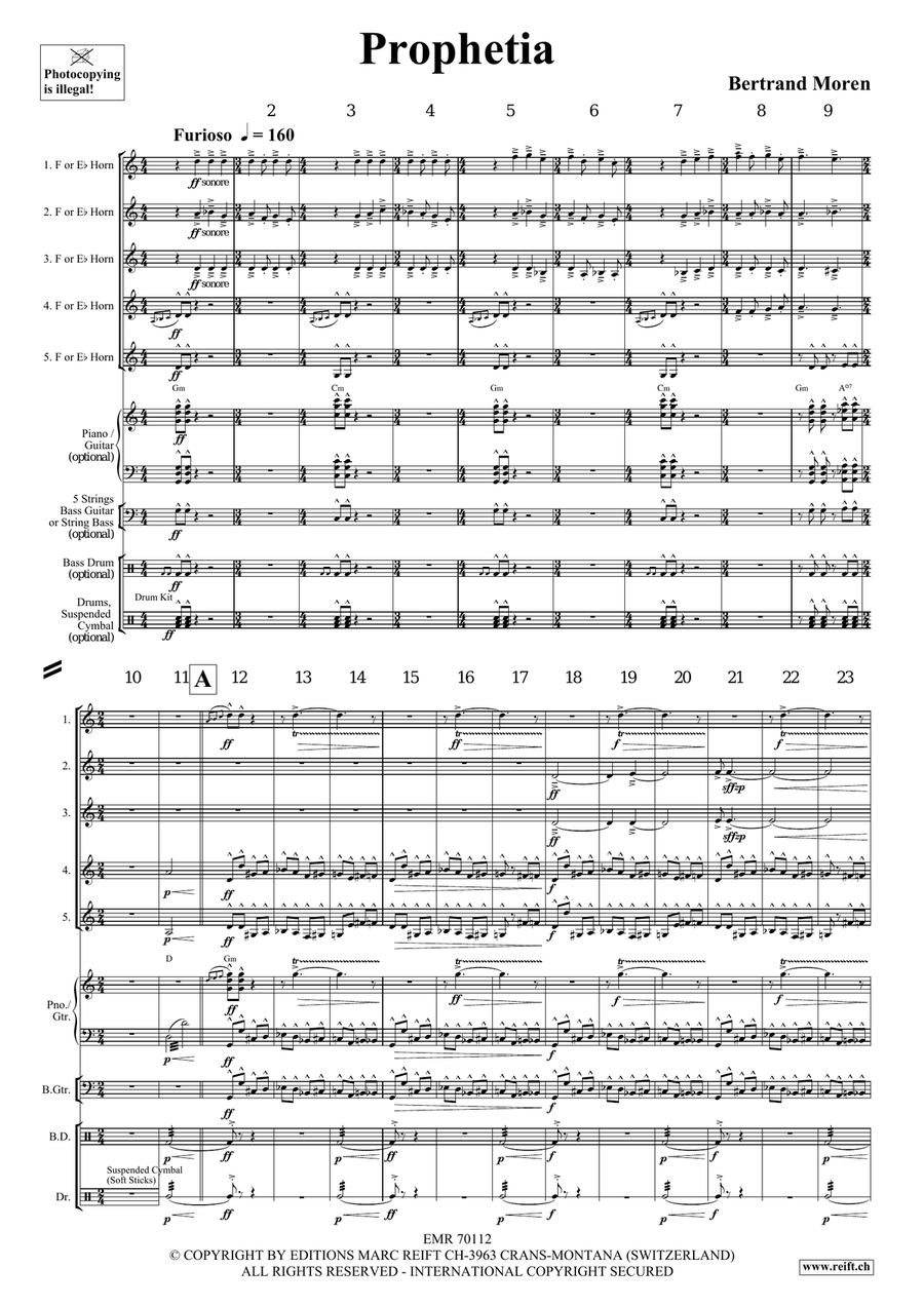 Prophetia Prophetia Horn scores gallery preview page 4